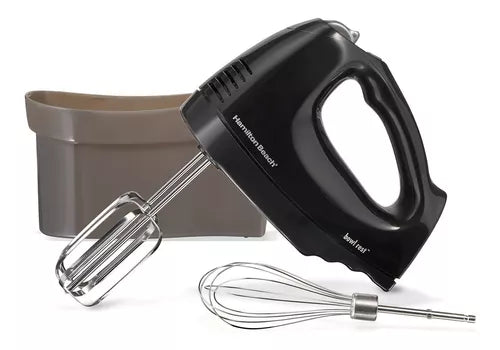 Batidora Manual de 6 Velocidades con Guarda Accesorios Hamilton Beach 62690FG