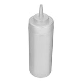 Botella Mamila Dispensador de Salsas Aderezo Catsup Queso 340 ml Blanco 20x6x6 cm Tavola 94720