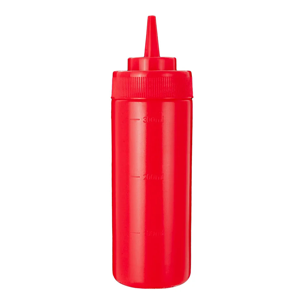 Botella Mamila Dispensador de Salsas Aderezo Catsup Queso 340 ml Rojo 20x6x6 cm 94722 Tavola