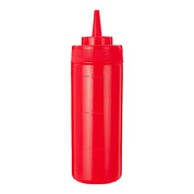 Botella Mamila Dispensador de Salsas Aderezo Catsup Queso 340 ml Rojo 20x6x6 cm 94722 Tavola