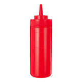 Botella Mamila Dispensador de Salsas Aderezo Catsup Queso 340 ml Rojo 20x6x6 cm 94722 Tavola