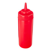 Botella Mamila Dispensador de Salsas Aderezo Catsup Queso 340 ml Rojo 20x6x6 cm 94722 Tavola