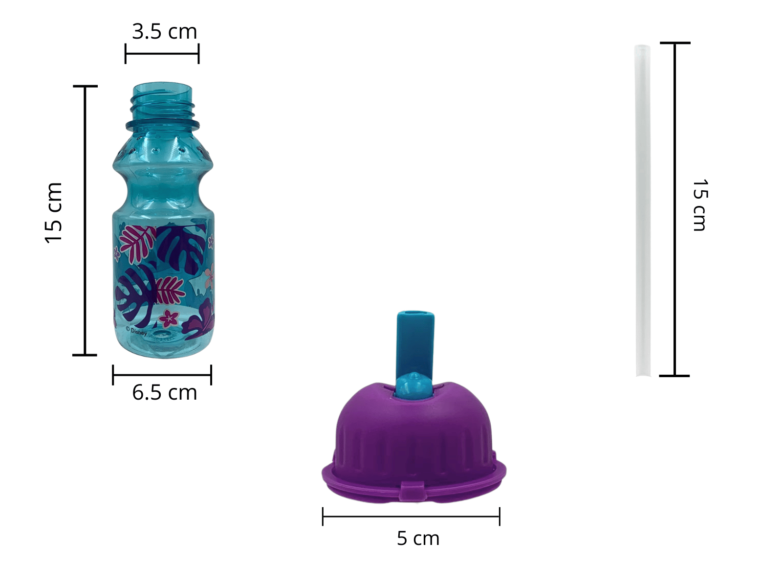 Botella de Plástico con Popote Squeezer Stitch Infantil 01482 Andrómeda