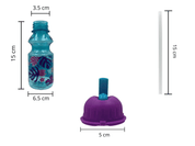 Botella de Plástico con Popote Squeezer Stitch Infantil 01482 Andrómeda