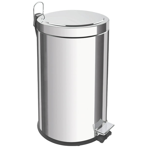 Bote para Basura con Pedal 12 Litros de Acero Inoxidable 94538812 Tramontina (Venta exclusiva para CDMX y Área Metropolitana)