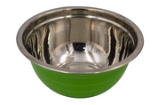 Bowl Tazón Mediano de Acero Inoxidable de 26 cm de 3 litros Verde Tab and Kit
