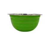 Bowl Tazón Mediano de Acero Inoxidable de 26 cm de 3 litros Verde Tab and Kit
