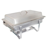 Bufetera Chafer de Inserto Entero de 8 Litros de Acero Inoxidable Buffetware SLRCF001F