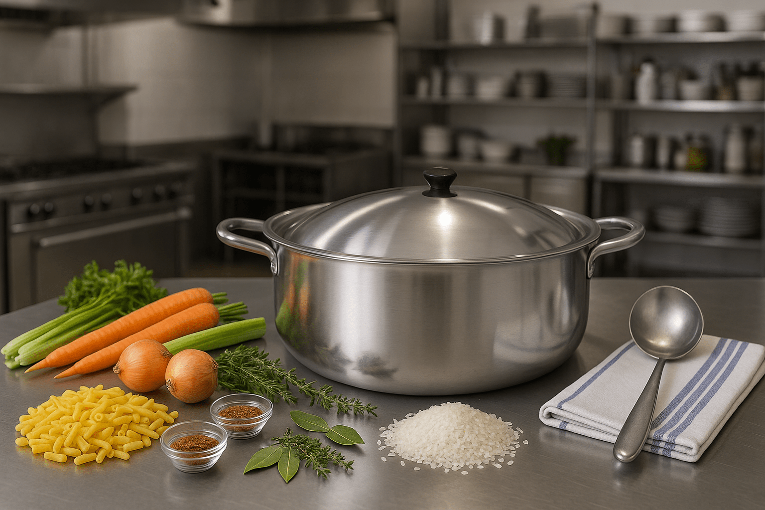 Cacerola Budinera Arrocera 34 cm de 10 Litros de Aluminio Komale B-34 HORECA