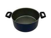 Cacerola Olla Mediana de Aluminio 22 cm con Tapa de Vidrio de 3.6 L Caribe 27817654 Tramontina