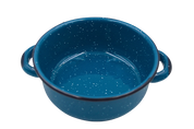 Cacerola Pequeña de Peltre con Tapa Azul de 750 ml de 14 cm Cinsa 31416