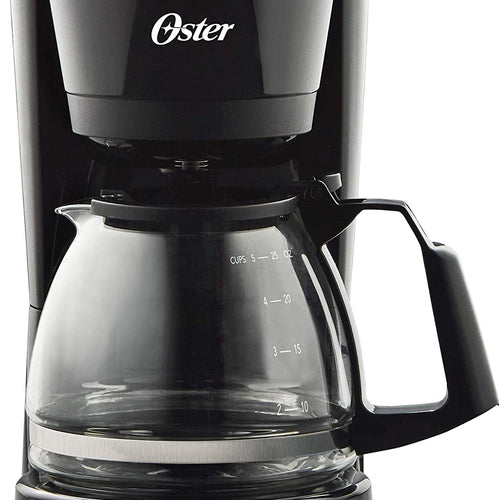 Cafetera Eléctrica para 5 Tazas con Filtro Permanente Negra Oster 2128178 Sin Caja