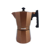 Cafetera Italiana de Aluminio para 6 tazas Apta para Estufas Marrón Magefesa