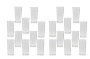 Caja de 20 Piezas de Vaso Chico para Agua de Vidrio de 280 ml Envisa 160