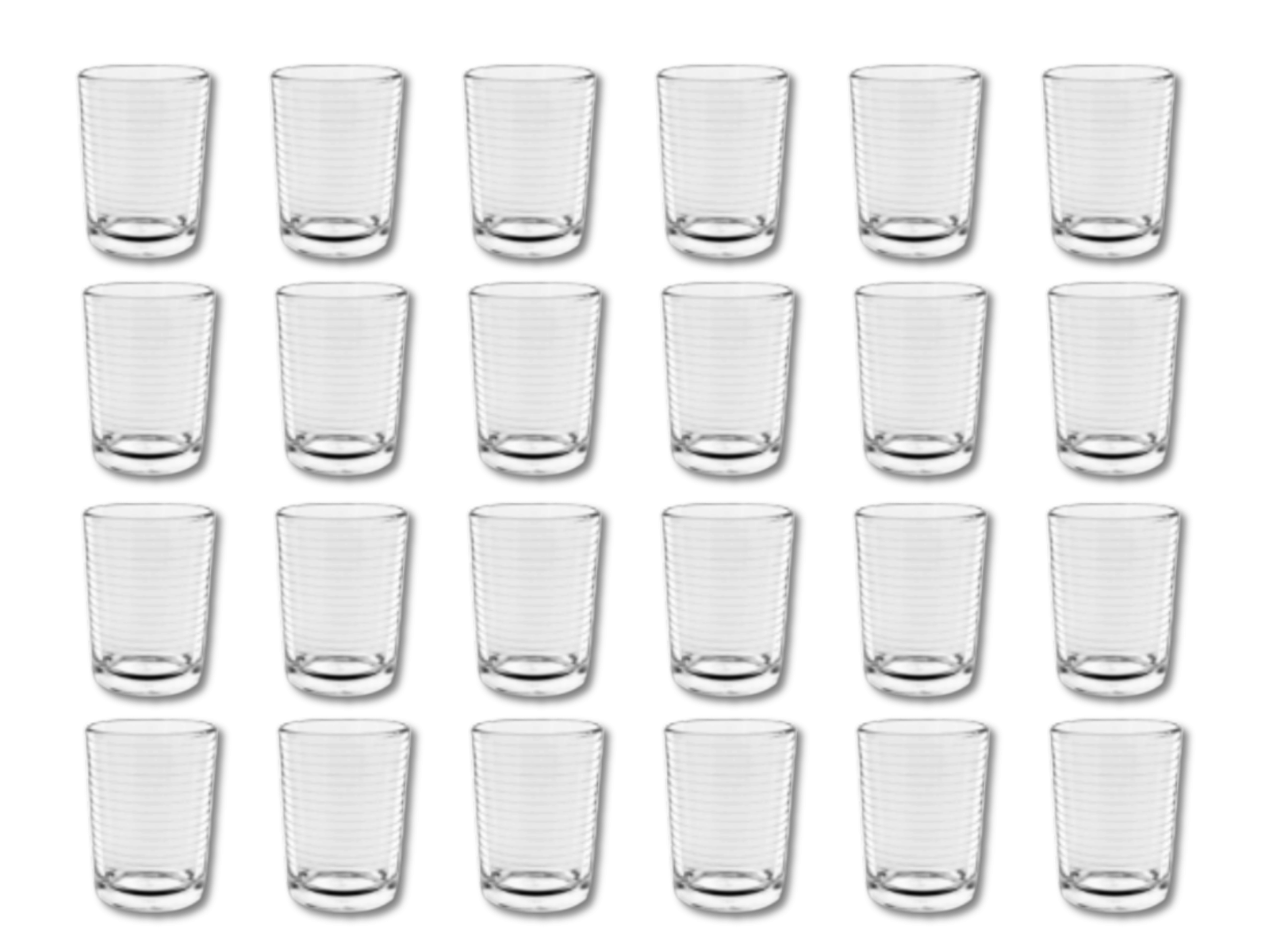 Cajade24VasosChicosClasicosCafeterosdeVidriode250mlV357390Glassia.png