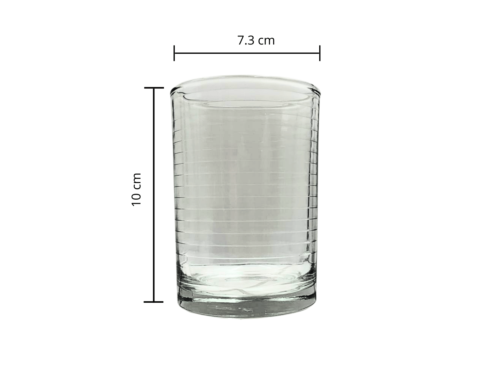 Caja de 24 Vasos Chicos Clásicos Cafeteros de Vidrio de 250 ml V357390 Glassia (Venta Exclusiva para CDMX y Área Metropolitana)