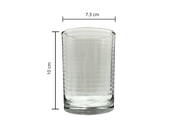 Caja de 24 Vasos Chicos Clásicos Cafeteros de Vidrio de 250 ml V357390 Glassia (Venta Exclusiva para CDMX y Área Metropolitana)