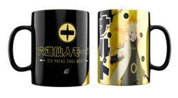 Taza Tarro Jumbo de 567 ml de Porcelana Metálica Naruto Anime Licencia MBIG-NS-01