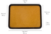 Charola de Fibra de Vidrio con Corcho para Servicio Multiusos para Restaurante de 38 x 51 cm