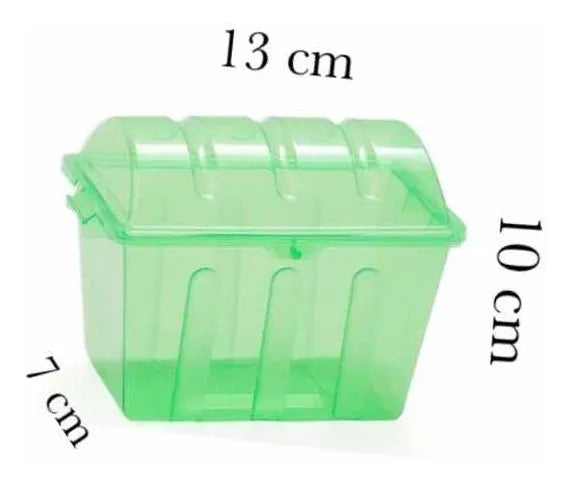 Cofre Recipiente Dulcero de Plástico para Fiesta Infantil Varios Colores Cubasa 880