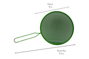 Colador de Malla de 18 cm de Acero Galvanizado Verde Tab and Kit TKU026