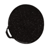 Comal de Peltre Mediano Redondo de 28 cm de color Negro Apto Parrilla Inducción 9002774 Baro Industrial