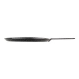 Comal Sartén Redondo Chico de 24 cm de Peltre para Estufa de Inducción Negro Alfa CSR24