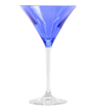 Copa para Martini Lyon 150 ml. Aprox. 57 8509 0150 azul rey Krosno - ANFORAMA (Todo para mi Cocina)