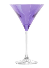 Copa martini violeta Lyon 150 ml. Aprox. 07 5121 200 Krosno - ANFORAMA (Todo para mi Cocina)