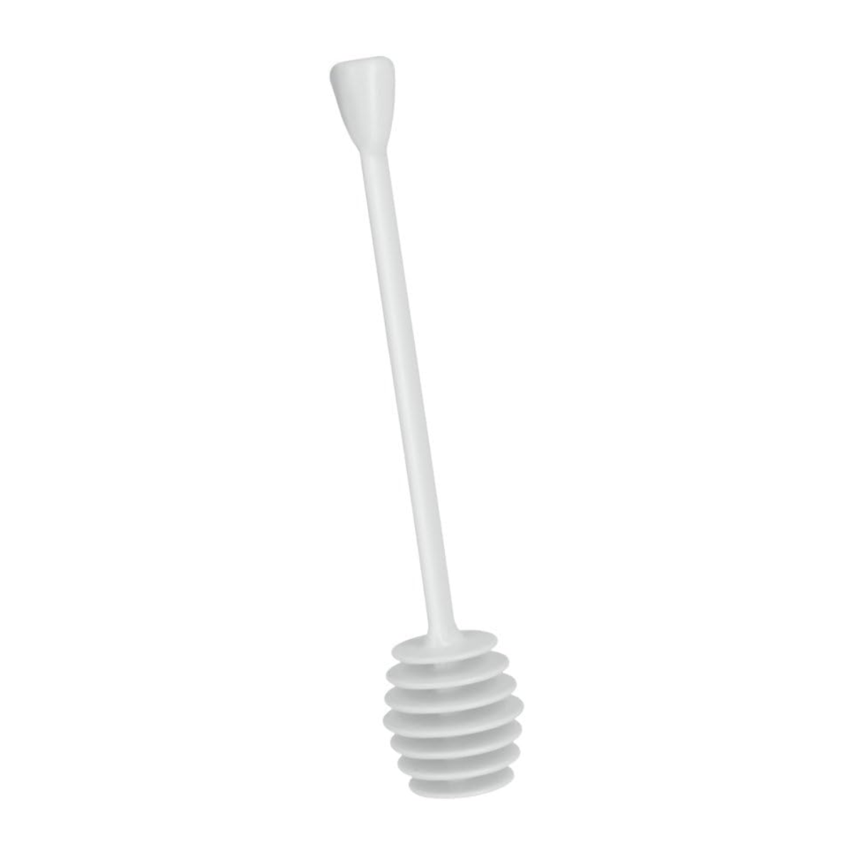 Cuchara para Miel de Plástico Práctica Útil Sin Goteo Blanca Metaltex