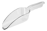 Cucharón Plano Semillero a Granel para Hielo de 177 gr 06 oz de Policarbonato PLSC006CL Buffetware
