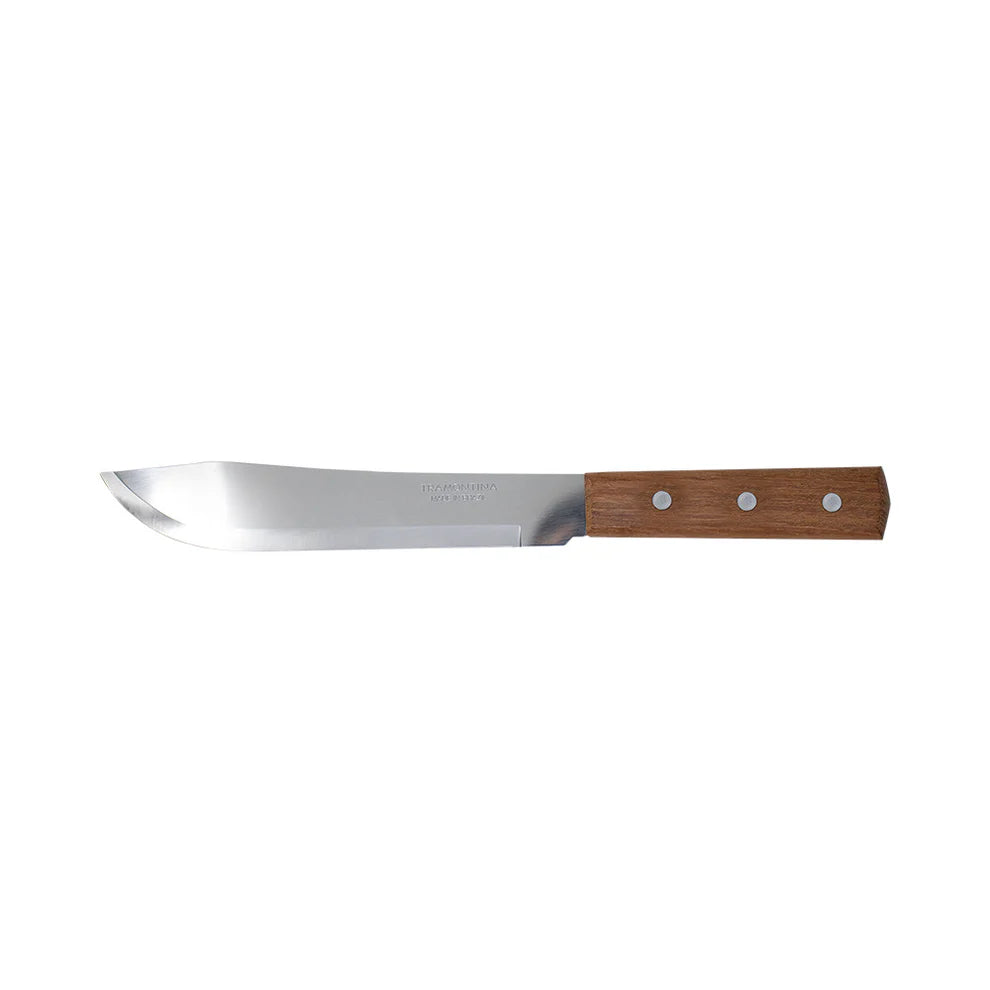 Cuchillo Carnicero de 15 cm 6 Pulgadas de Acero Inoxidable Mango de Madera Dynamic Tramontina 22901006