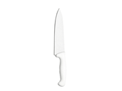 Cuchillo Chef 25 cm de Acero Inoxidable y Mango Blanco BO410B Buffetware