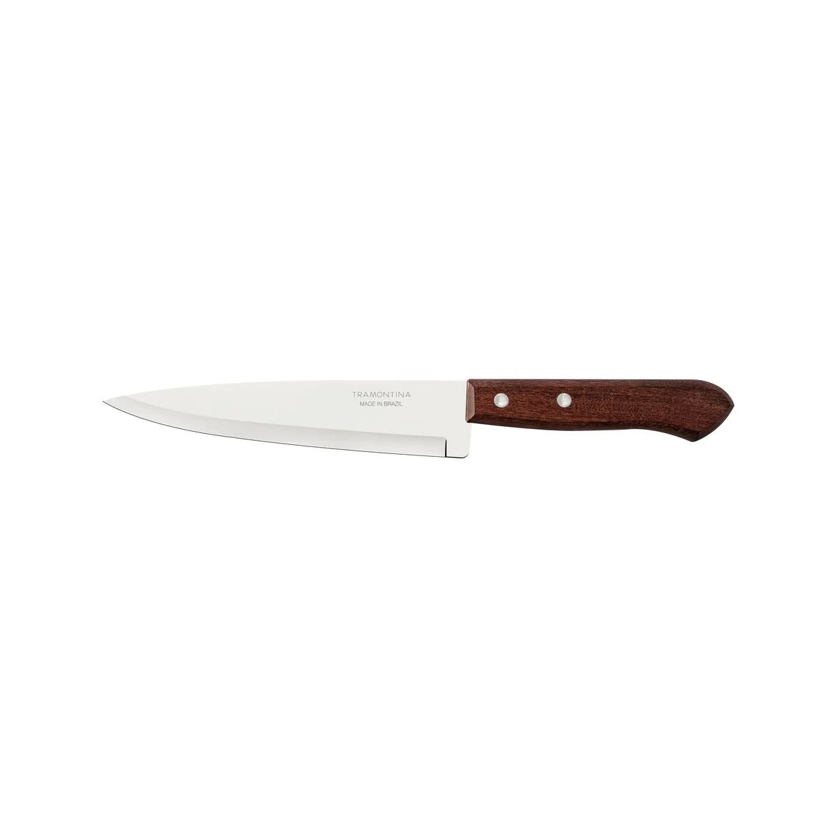 Cuchillo Chef de 17 cm 7 Pulgadas de Acero Inoxidable con Mango de Madera Dynamic Tramontina 22902007