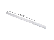 Cuchillo Pan de Sierra 25 cm de Acero Inoxidable y mango Blanco BO810B Buffetware