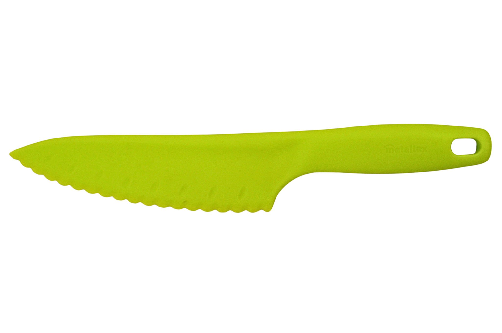 Cuchillo Rebanador de Plástico Sin Oxidar tus vegetales 16.8 cm Metaltex