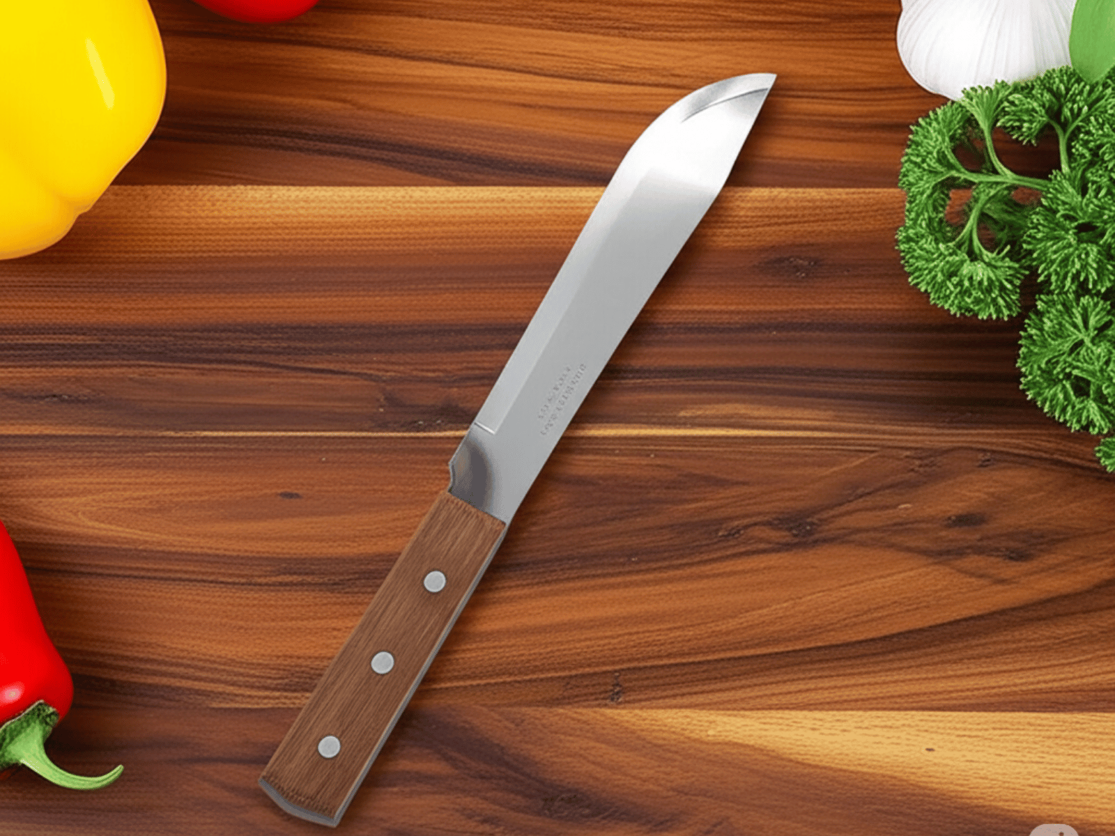 Cuchillo Carnicero de 15 cm 6 Pulgadas de Acero Inoxidable Mango de Madera Dynamic Tramontina 22901006
