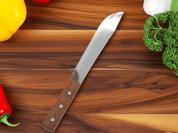 Cuchillo Carnicero de 15 cm 6 Pulgadas de Acero Inoxidable Mango de Madera Dynamic Tramontina 22901006