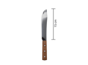 Cuchillo Carnicero de 15 cm 6 Pulgadas de Acero Inoxidable Mango de Madera Dynamic Tramontina 22901006