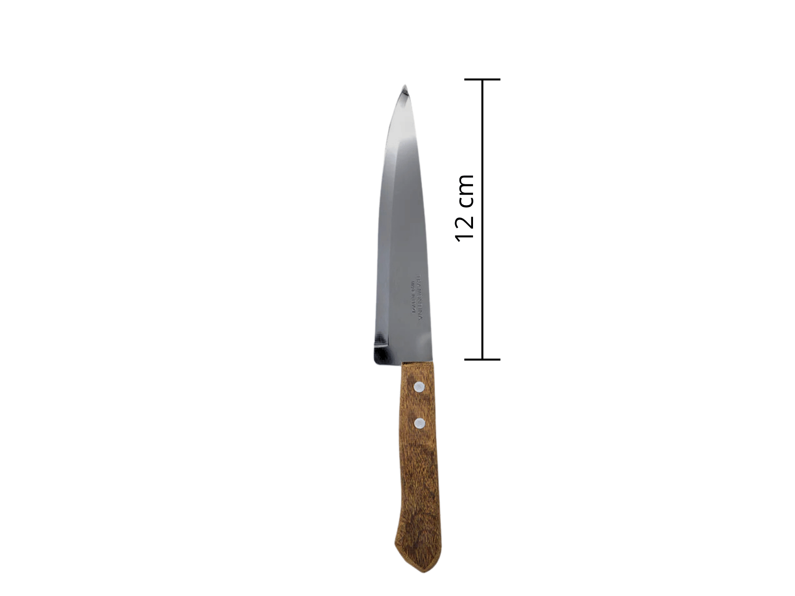 Cuchillo Chef de 12 cm 5 Pulgadas de Acero Inoxidable con Mango de Madera Dynamic Tramontina 22902005