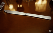 Cuchillo de Mesa de 20 cm Económico Delgado de Acero Inoxidable modelo Malva II B400KPSA Moven