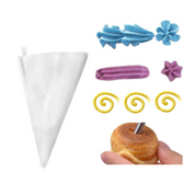 Juego de Manga y 4 Duyas de Plástico para Pastelería Repostería Metaltex