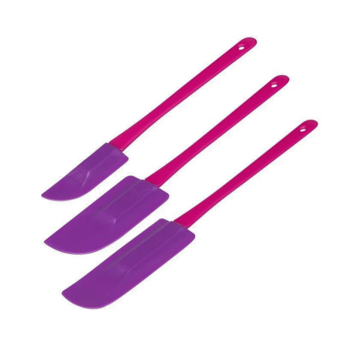 Juego de 3 Espátulas Miserables Flexibles de Plástico para Repostería Ekco