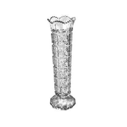Florero Mini de Plástico Tipo Cristal 80 ml 12.9 cm Modelo Verona Plasvic