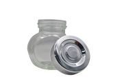 Frasco Brocal Mini Chico de Vidrio con Tapa de Rosca 50 ml 5.5 cm Vittori