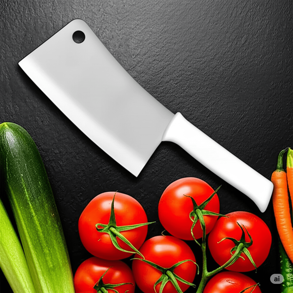 Hacha para Cocina de 15 cm de Acero Inoxidable Uso Rudo BO946B Buffetware