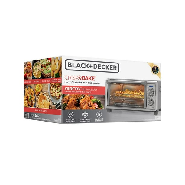 Horno Eléctrico Tostador para 4 rebanadas Gris TO4130-1SDLA Black & Decker
