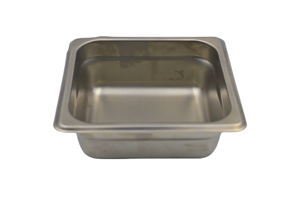 Inserto Charola Escoffier de Acero Inoxidable Sexto 6 cm para Alimentos Buffetware