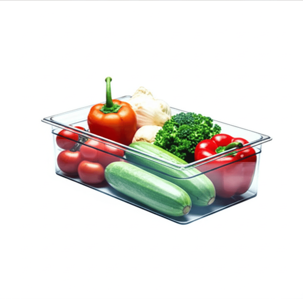 Inserto Contenedor Recipiente Entero de 13.4 Litros 4'' 10 cm Policarbonato AntiJam TB104 Buffetware HORECA