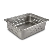 Inserto Contenedor Recipiente Medio de 4.5 Litros 6.3 cm Perforado AntiJam BW212 Buffetware HORECA